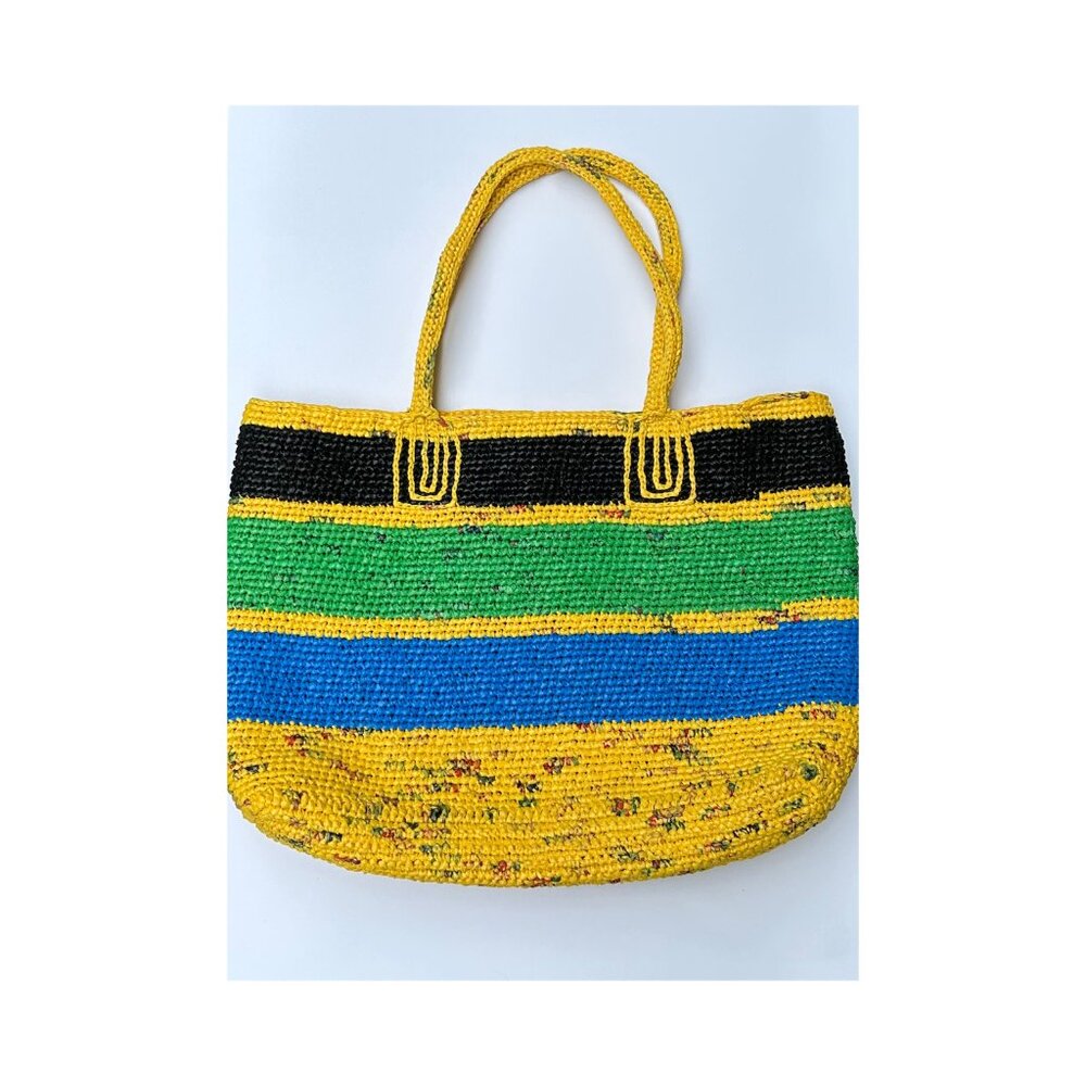 Proud Mary Yellow Striped Tote Bag